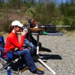 Anette spots and I shoot at 500 yards